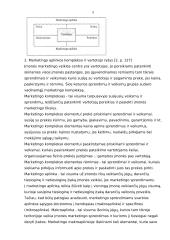 Marketingo tarnybos veiklos vaidmuo 5 puslapis