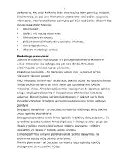 Marketingo tarnybos veiklos vaidmuo 9 puslapis