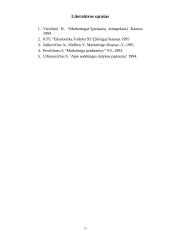 Marketingo tyrimai, jo etapai 15 puslapis