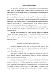 Marketingo valdymo koncepcijos bei procesas 2 puslapis