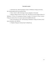 Meditacijos įtaka organizmo fiziologiniams pokyčiams 10 puslapis