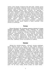 Metalų aprašymai 6 puslapis