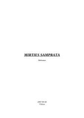 Mirties samprata