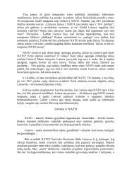 Lietuva ir NATO organizacija 3 puslapis