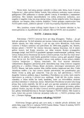 Lietuva ir NATO organizacija 5 puslapis