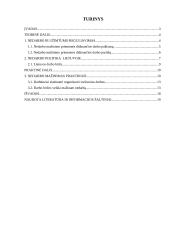 Nedarbo mažinimo priemonės