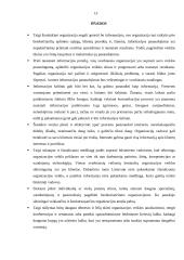 Organizacija ir jos informacijos poreikiai 12 puslapis