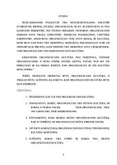 Organizacijos kultūra ir jos stiprinimo būdai 4 puslapis