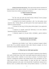 Organizacijos paskirties (misijos) formulavimas 6 puslapis