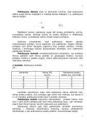 Paklausos ir pasiūlos pusiausvyra ir elastingumas 4 puslapis