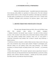 Pardavimo strategijos formavimas: vaistų gamyba  UAB "Aconitum" 4 puslapis