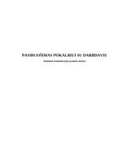 Pasiruošimas pokalbiui su darbdaviu
