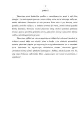 Planavimo esmė, procesas 2 puslapis