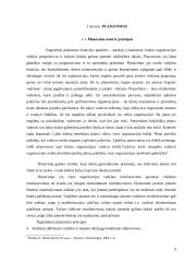 Planavimas. Planavimo sudedamosios dalys 4 puslapis