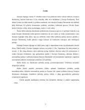 Politinių partijų "transeuropeizacijos" fenomenas europinės integracijos įtakoje 3 puslapis