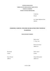 Juridinių asmenų steigimo ir registravimo teisiniai pagrindai
