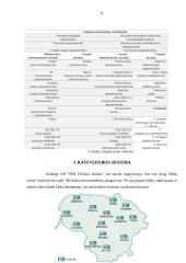 Raštvedybos sistemos analizė: AB "SEB Vilniaus bankas" 8 puslapis