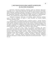 Reklamos ir reklaminės kampanijos sampratos reikšmė bei jų skirtumai: viešbutis "Auksinės kopos" 8 puslapis