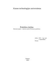 Rekonstruojamo – statomo statinio Prienuose aprašymas