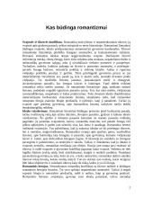 Romantizmas Europoje bei Lietuvoje 2 puslapis