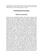 Romantizmas Europoje bei Lietuvoje 4 puslapis