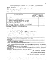 Rūkymo profilaktikos užsiėmimai