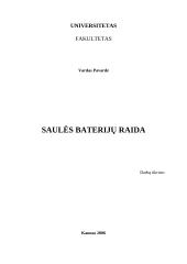 Saulės baterijų raida
