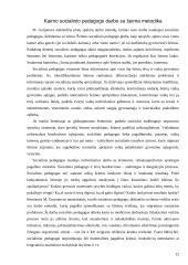 Socialinio pedagogo darbas kaimo bendruomenėje 12 puslapis