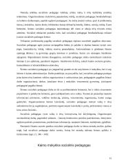 Socialinio pedagogo darbas kaimo bendruomenėje 13 puslapis