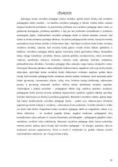 Socialinio pedagogo darbas kaimo bendruomenėje 20 puslapis