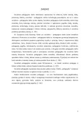 Socialinio pedagogo darbas kaimo bendruomenėje 3 puslapis