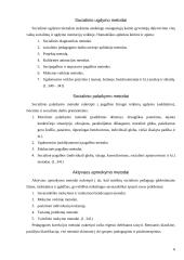 Socialinio pedagogo darbas kaimo bendruomenėje 6 puslapis