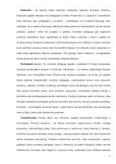 Socialinis pedagoginis darbas su vaikų šeimomis, teikiant socialinę – pedagoginę pagalbą 13 puslapis