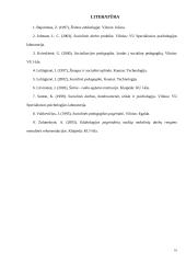 Socialinis pedagoginis darbas su vaikų šeimomis, teikiant socialinę – pedagoginę pagalbą 17 puslapis