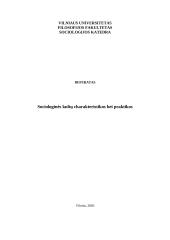 Sociologinės kultų charakteristikos bei praktikos