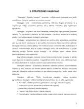 Strateginis planavimas ir strateginis valdymas 3 puslapis