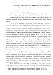 Šalies prezidento vaidmuo valdymo procese 3 puslapis