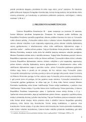 Šalies prezidento vaidmuo valdymo procese 4 puslapis