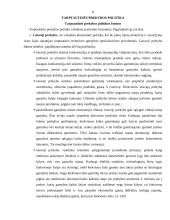 Tarptautinės prekybos ekonominės prielaidos, lyginamojo pranašumo teoriją, politika bei pardavimų operacijos 8 puslapis