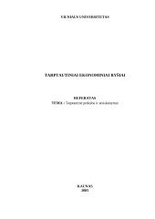 Tarptautinė prekyba ir atsiskaitymai