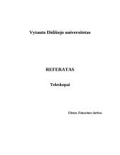 Teleskopas yra pagrindinis astronomų instrumentas 7 puslapis