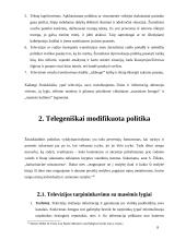 Televizijos reikšmė šiuolaikinėje politikoje 8 puslapis