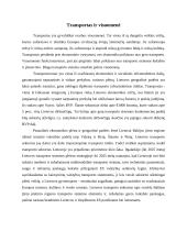 Transporto sektoriaus veiklos poveikis kitų ūkio šakų funkcionavimui 3 puslapis