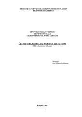Ūkinių organizacijų formos Lietuvoje 1 puslapis