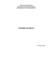 Unemployment