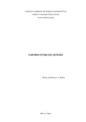 Vadybos funkcijų sistema