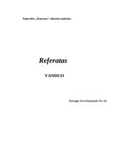 Vanduo - gyvybės šaltinis 14 puslapis