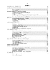 Verslo planas: fotostudija UAB "Blyksnis" 2 puslapis