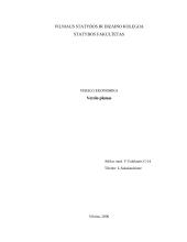 Verslo planas: geodeziniai matavimai IĮ "GeoMatas"