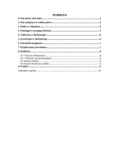 Verslo planas: kaimo sodybos kūrimas